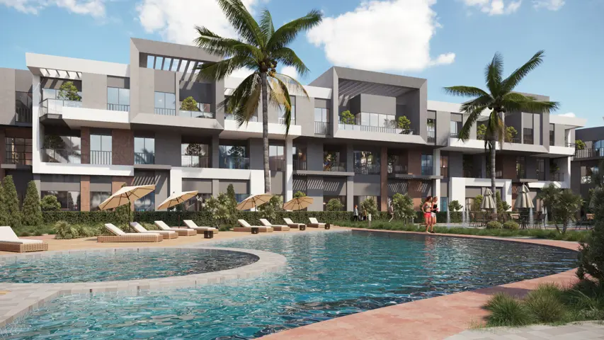 A1  pool level street + 10 m2 private garden